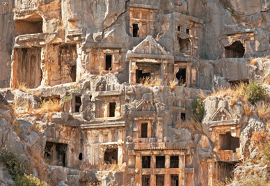 Ruins of ancient Lycia (Myra) in Turkey